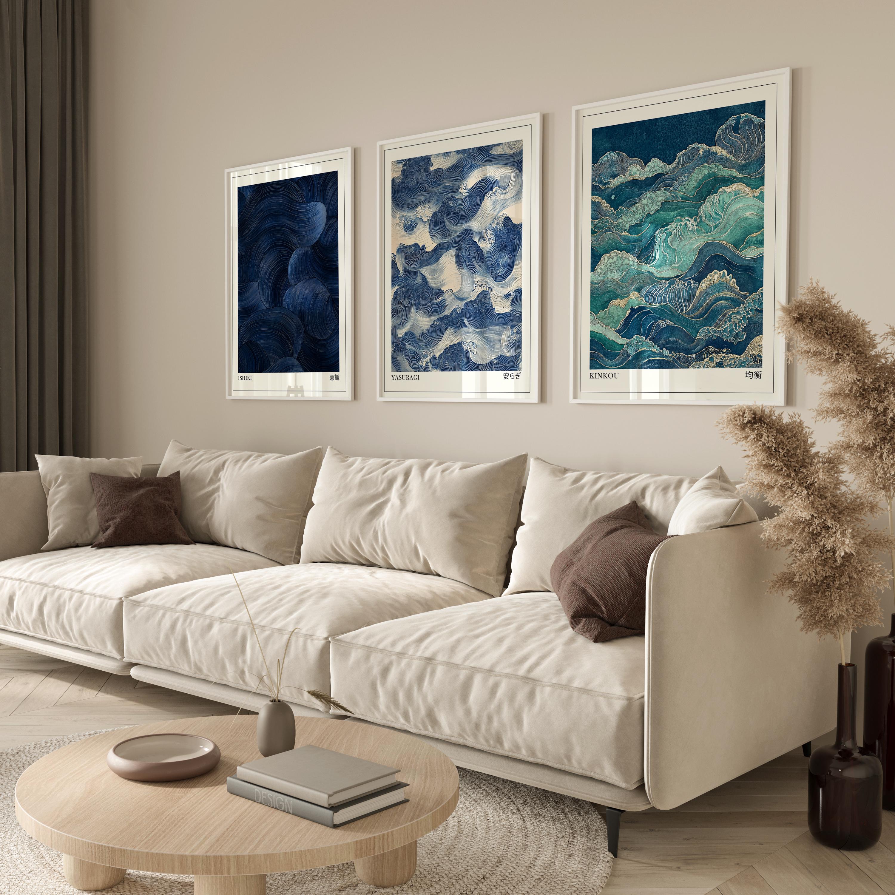 Japandi Wall Art Set of 3, Mod - Japanese Lifestyle Japanese incelemesi ve fiyatı