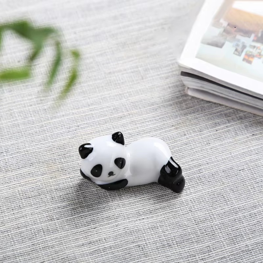 8Pcs/set DIY Panda Chopstick H - Chopstick Rest Ceramic incelemesi ve fiyatı