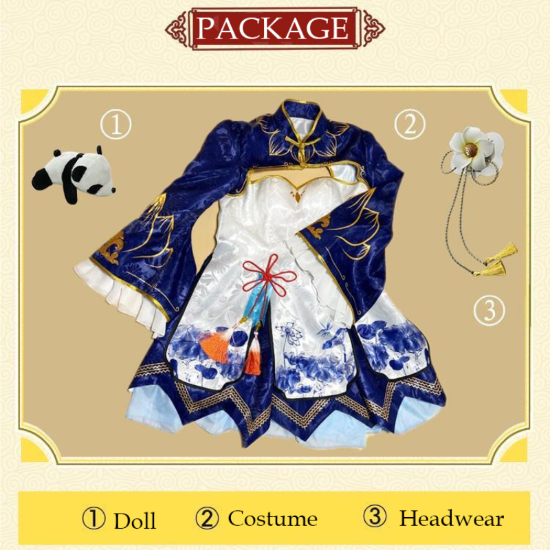 2025 Rem Ram Cosplay Cheongsam - Japanese Women Lifestyle incelemesi ve fiyatı