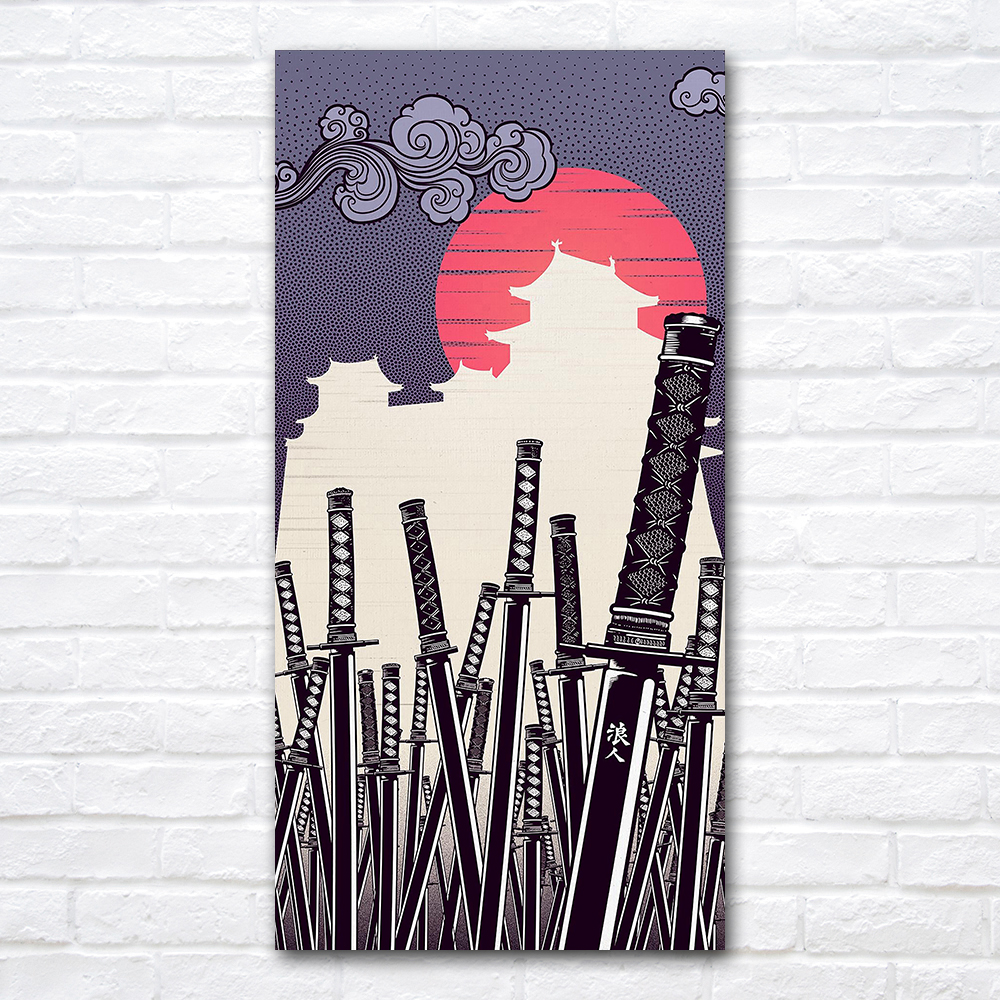Japanese Katana Canvas Paintin - Japanese Lifestyle Japanese incelemesi ve fiyatı