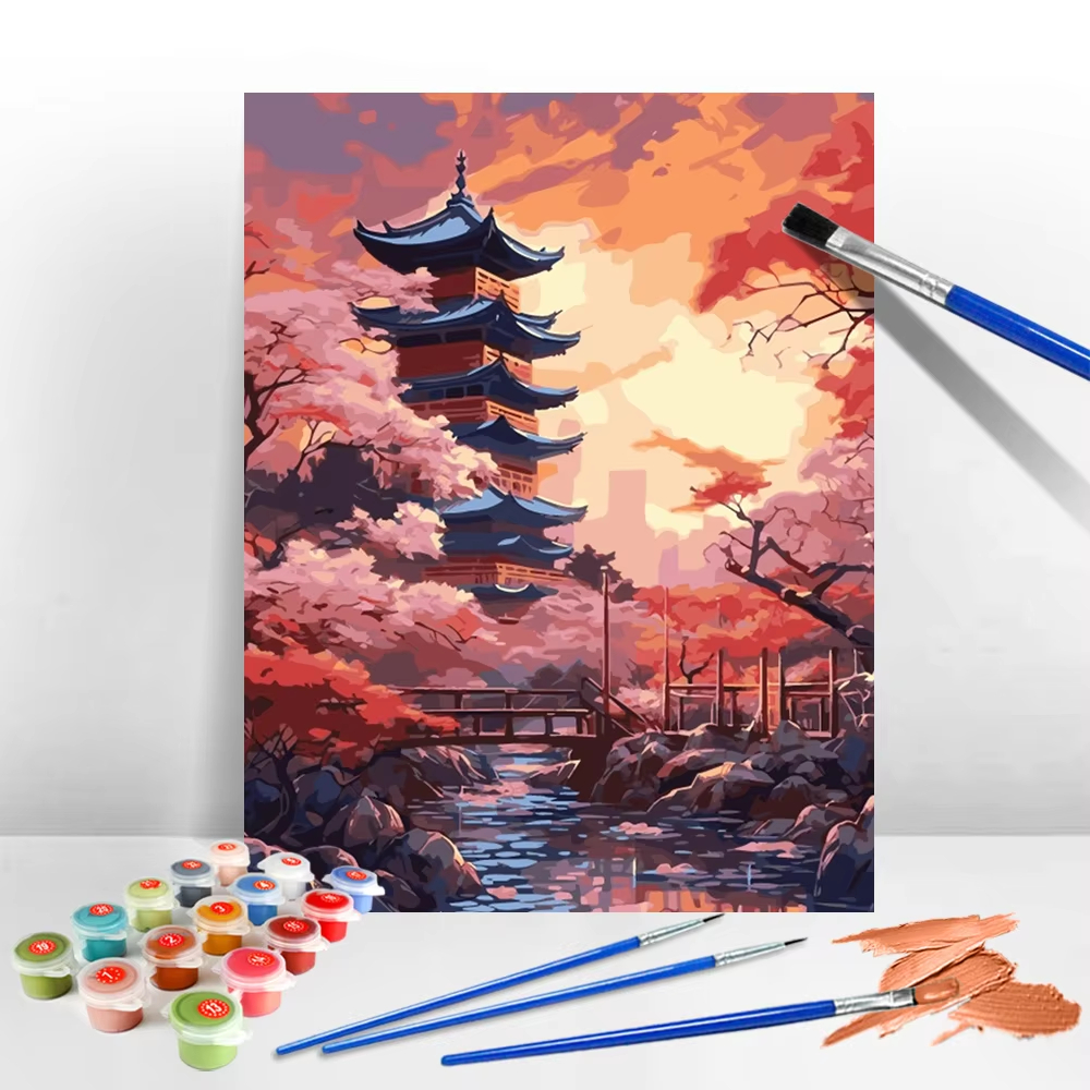 Handpainted Oil Painting Templ - Japanese Lifestyle Game incelemesi ve fiyatı