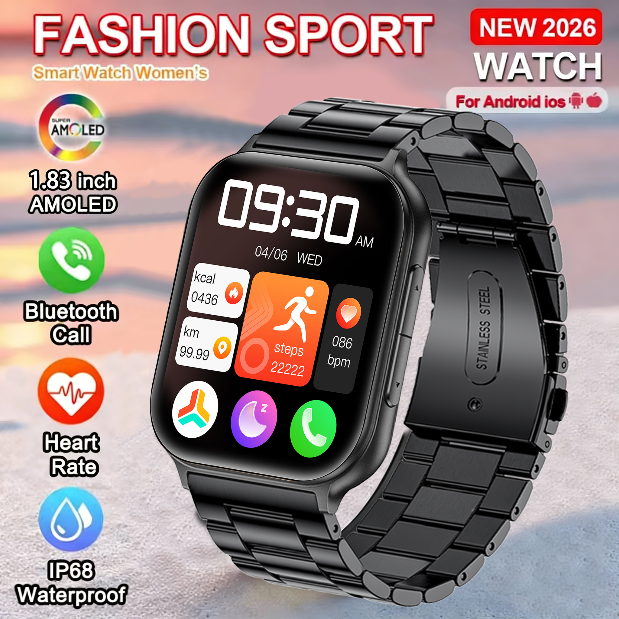 2026 New Style 1.83'' Smart Wa - Japanese Women Lifestyle incelemesi ve fiyatı