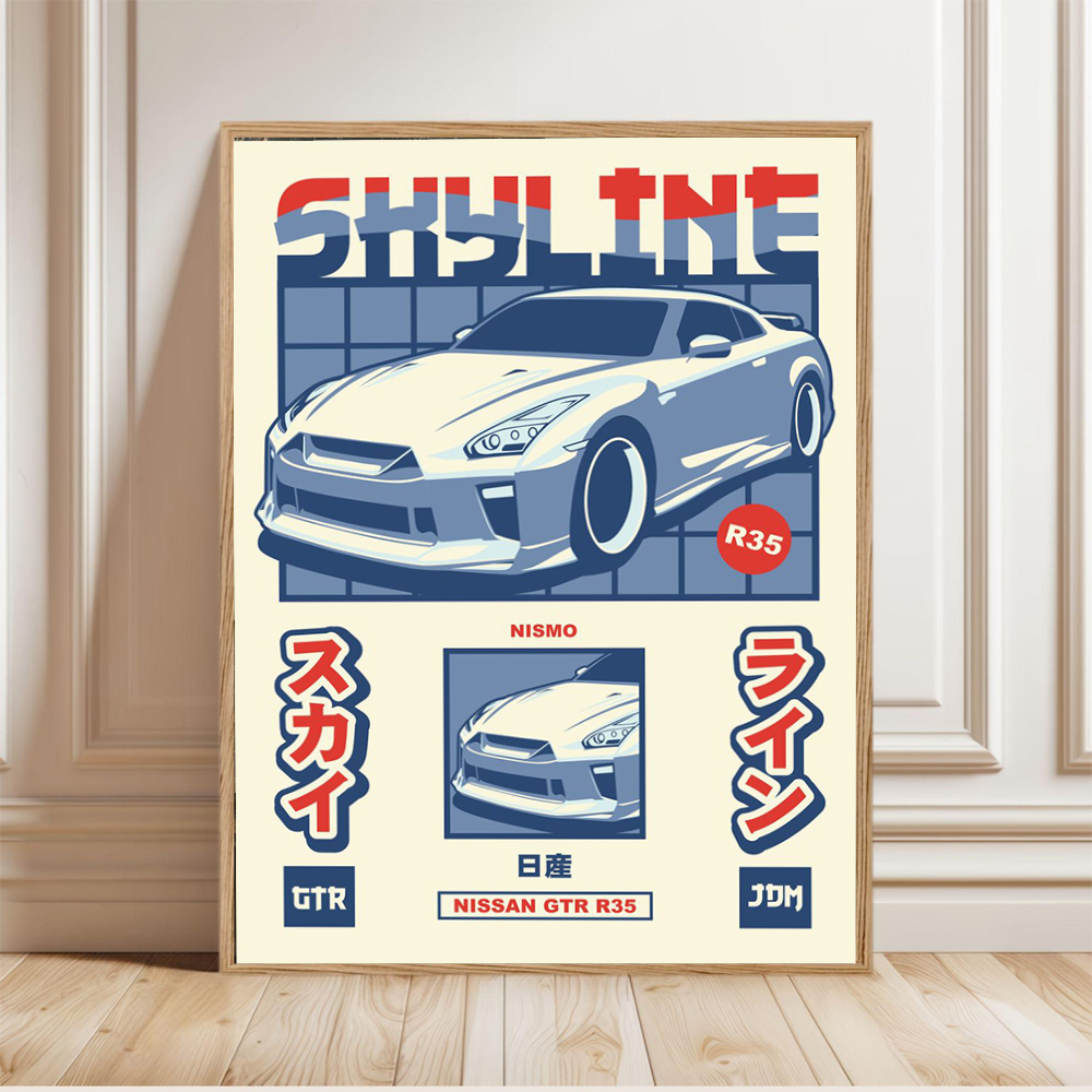 Retro Japanese Car Posters Spo - Japanese Car Lifestyle incelemesi ve fiyatı