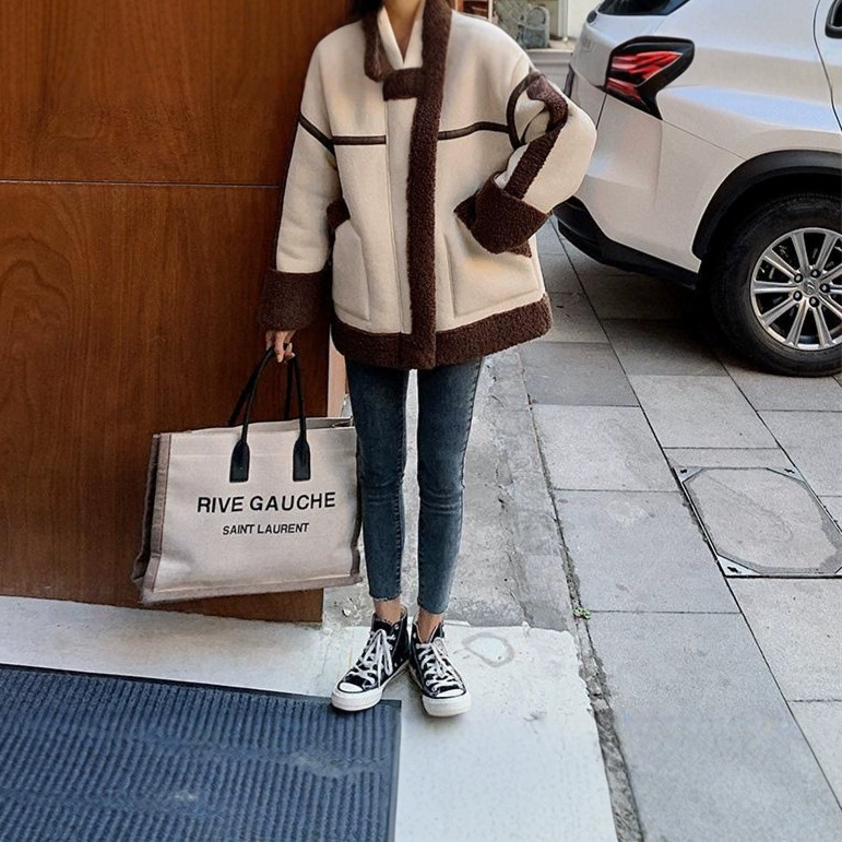 Lamb Wool Jacket Coats Woman K - Japanese Women Lifestyle incelemesi ve fiyatı