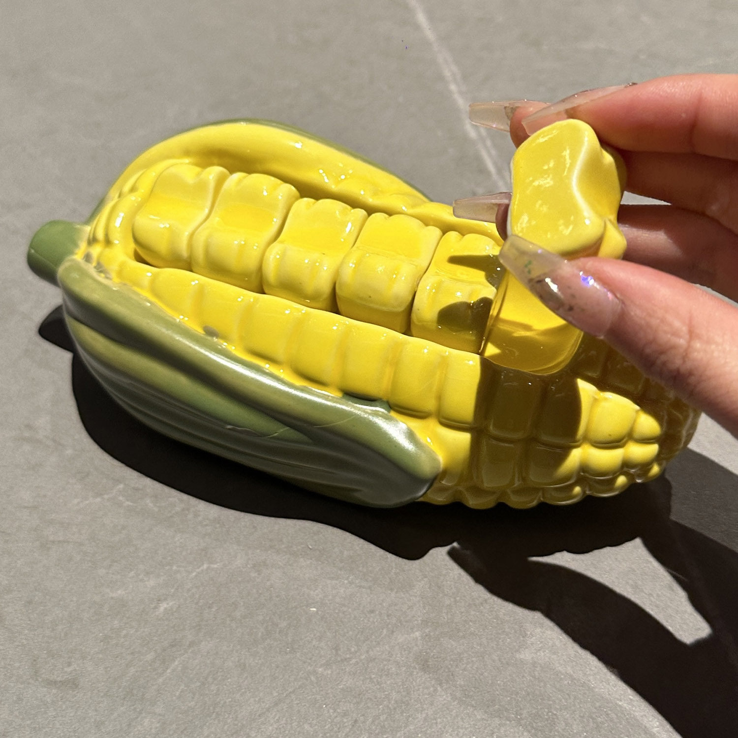 Cute Corn-Shaped Ceramic Chops - Chopstick Rest Ceramic incelemesi ve fiyatı