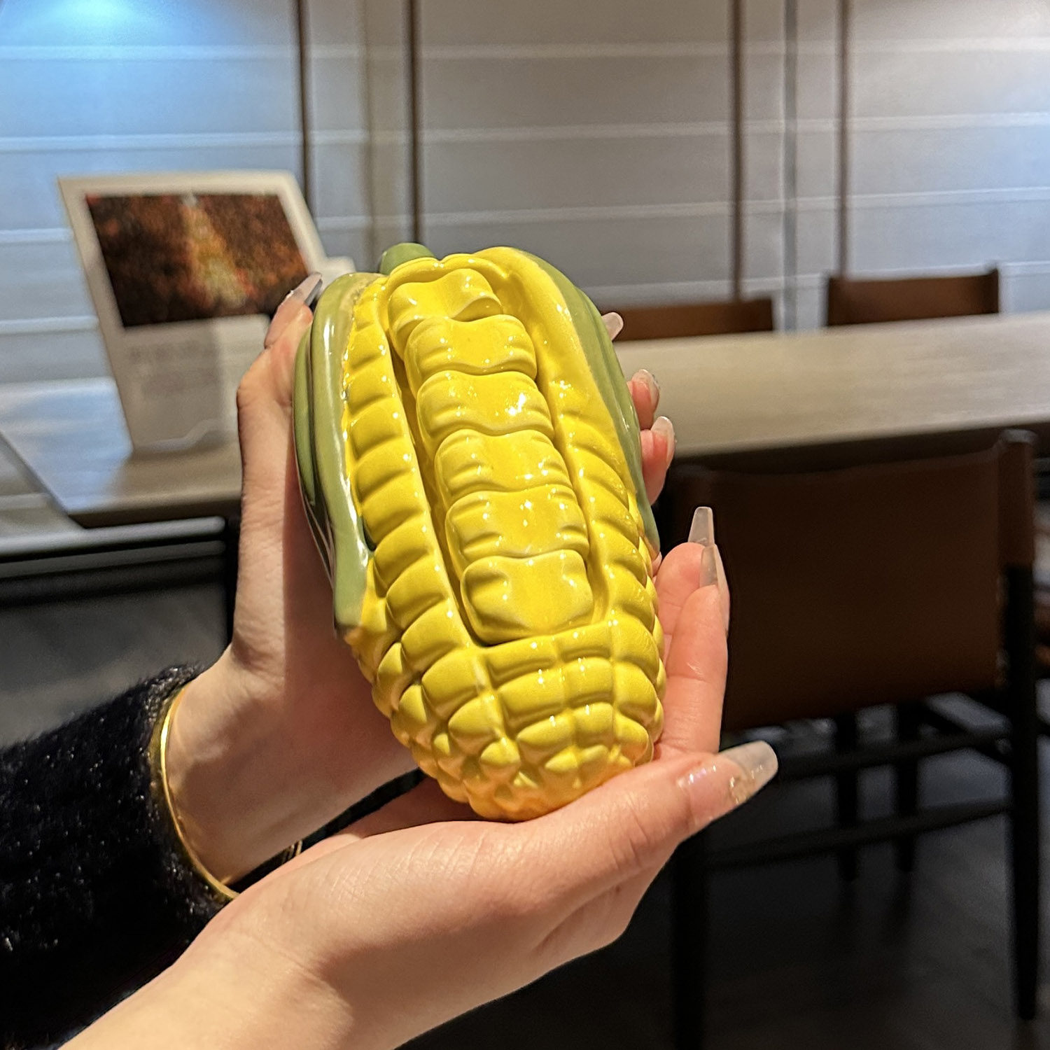Cute Corn-Shaped Ceramic Chops - Chopstick Rest Ceramic incelemesi ve fiyatı
