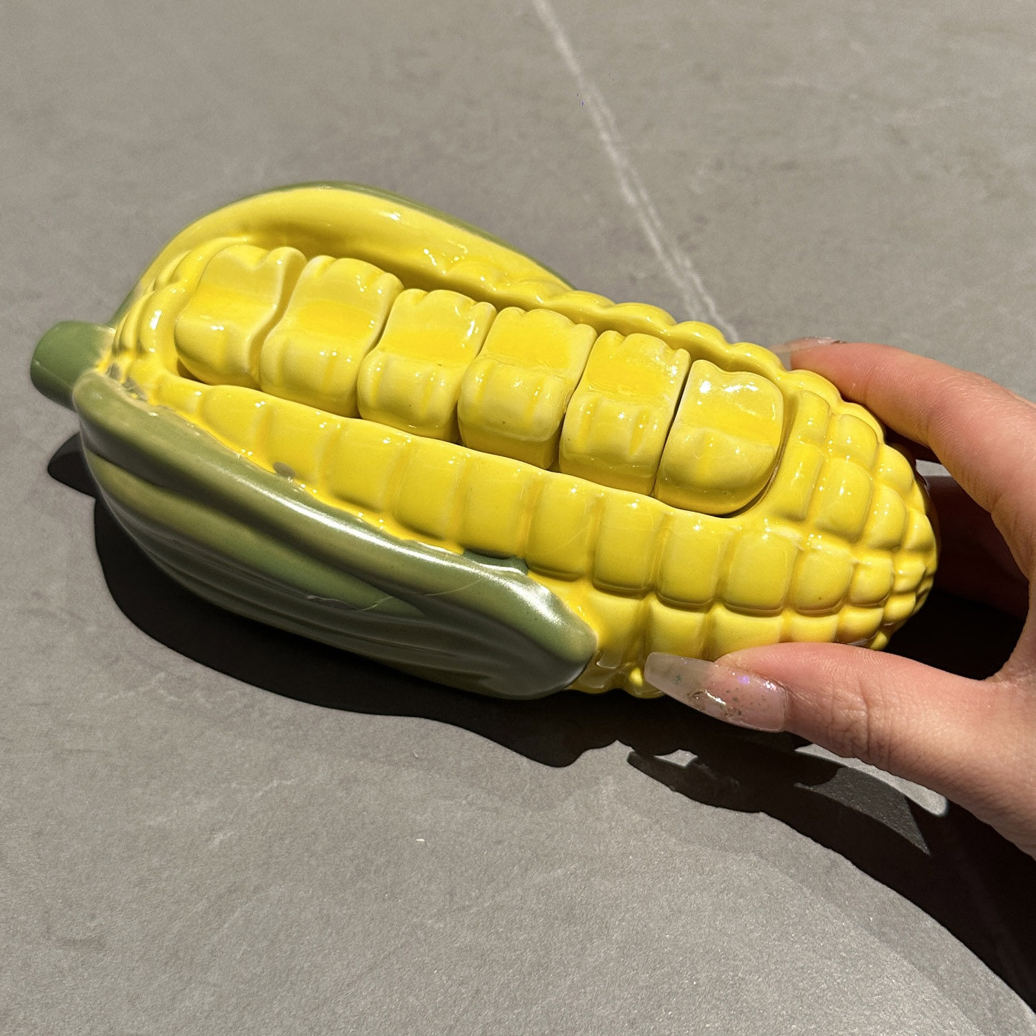Cute Corn-Shaped Ceramic Chops - Chopstick Rest Ceramic incelemesi ve fiyatı