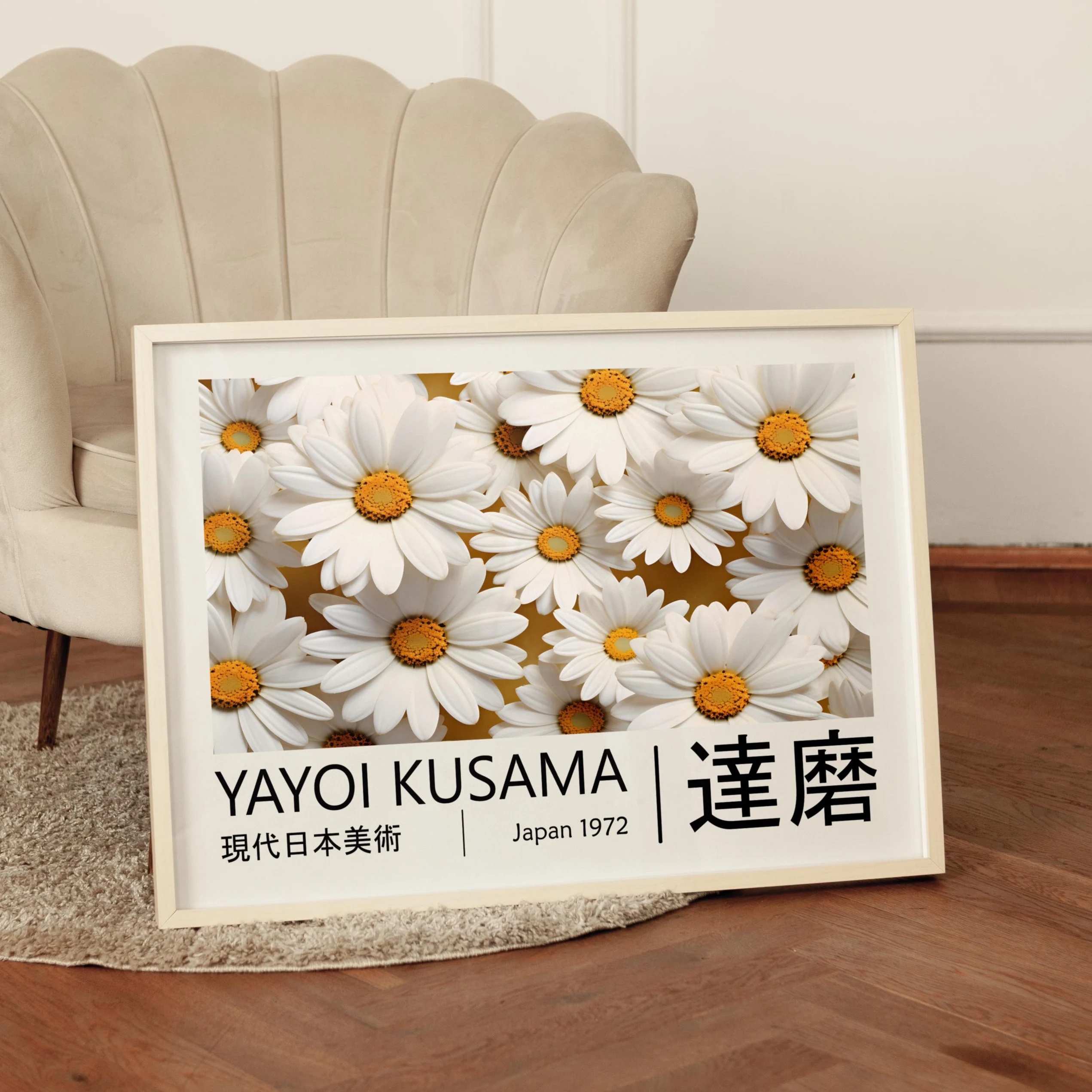 Yayoi Kusama Poster Japandi Ga - Japanese Lifestyle Japanese incelemesi ve fiyatı