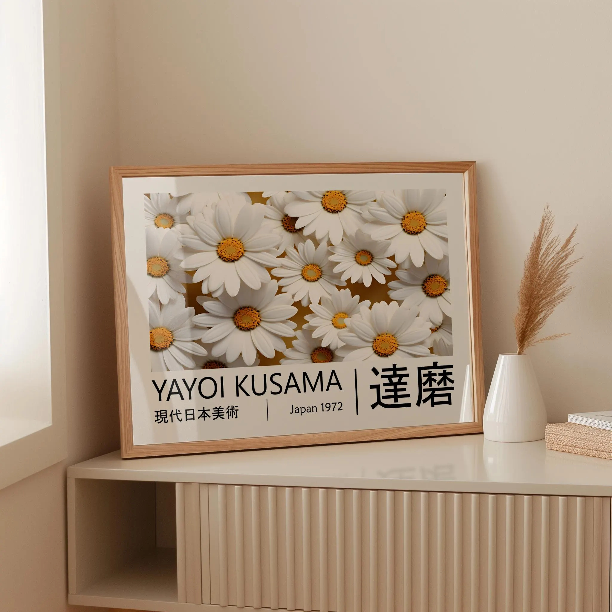 Yayoi Kusama Poster Japandi Ga - Japanese Lifestyle Japanese incelemesi ve fiyatı