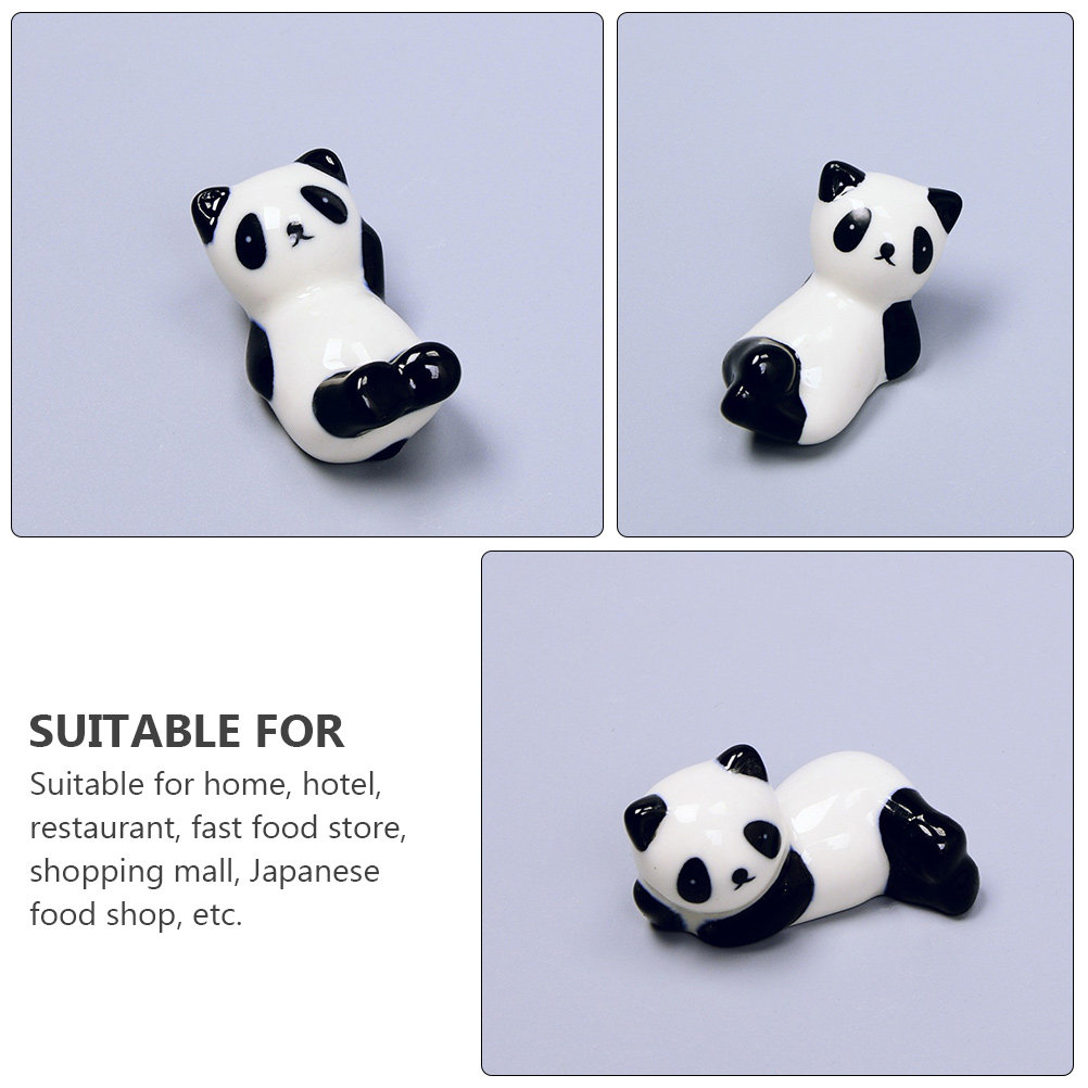 5Pcs Panda Chopsticks Rest Set - Chopstick Rest Ceramic incelemesi ve fiyatı