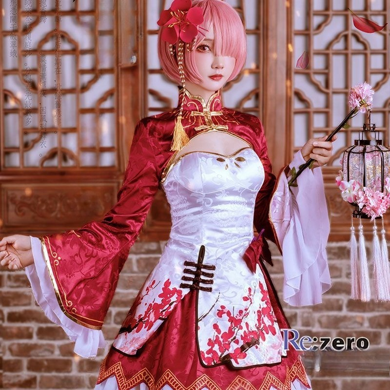 Rem Ram Cosplay Cheongsam Anim - Japanese Women Lifestyle incelemesi ve fiyatı
