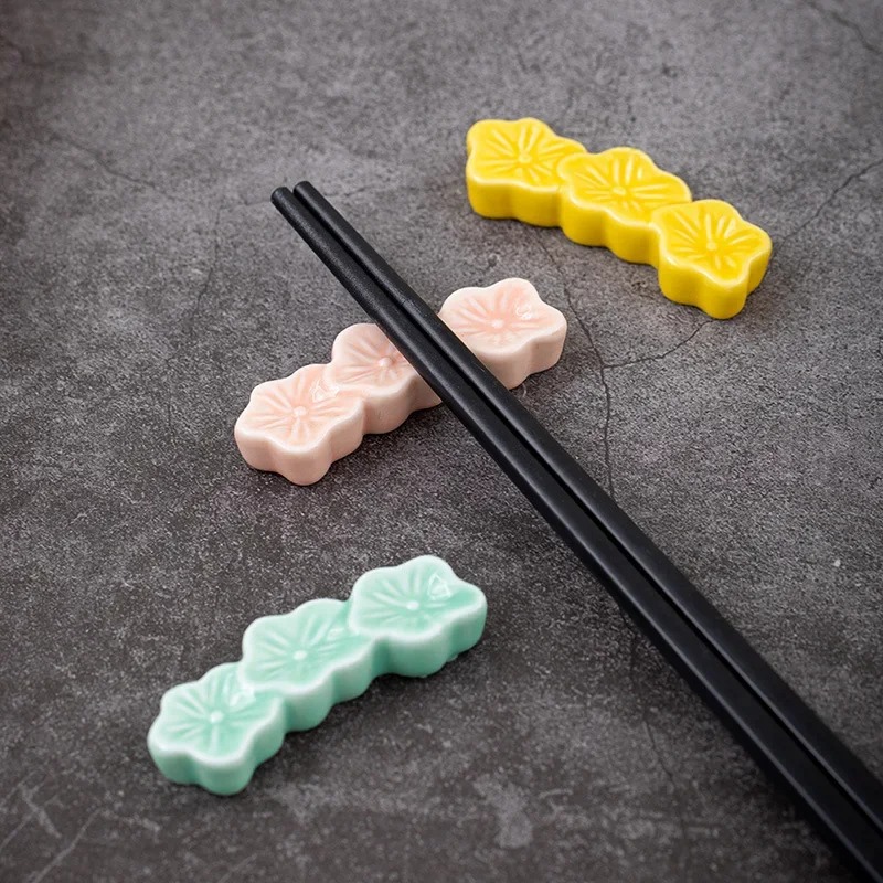 1PC Ceramic Sakura Blossoms Ch - Chopstick Rest Ceramic incelemesi ve fiyatı