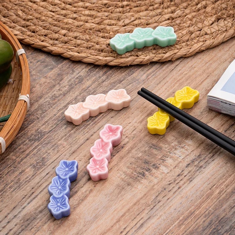 1PC Ceramic Sakura Blossoms Ch - Chopstick Rest Ceramic incelemesi ve fiyatı