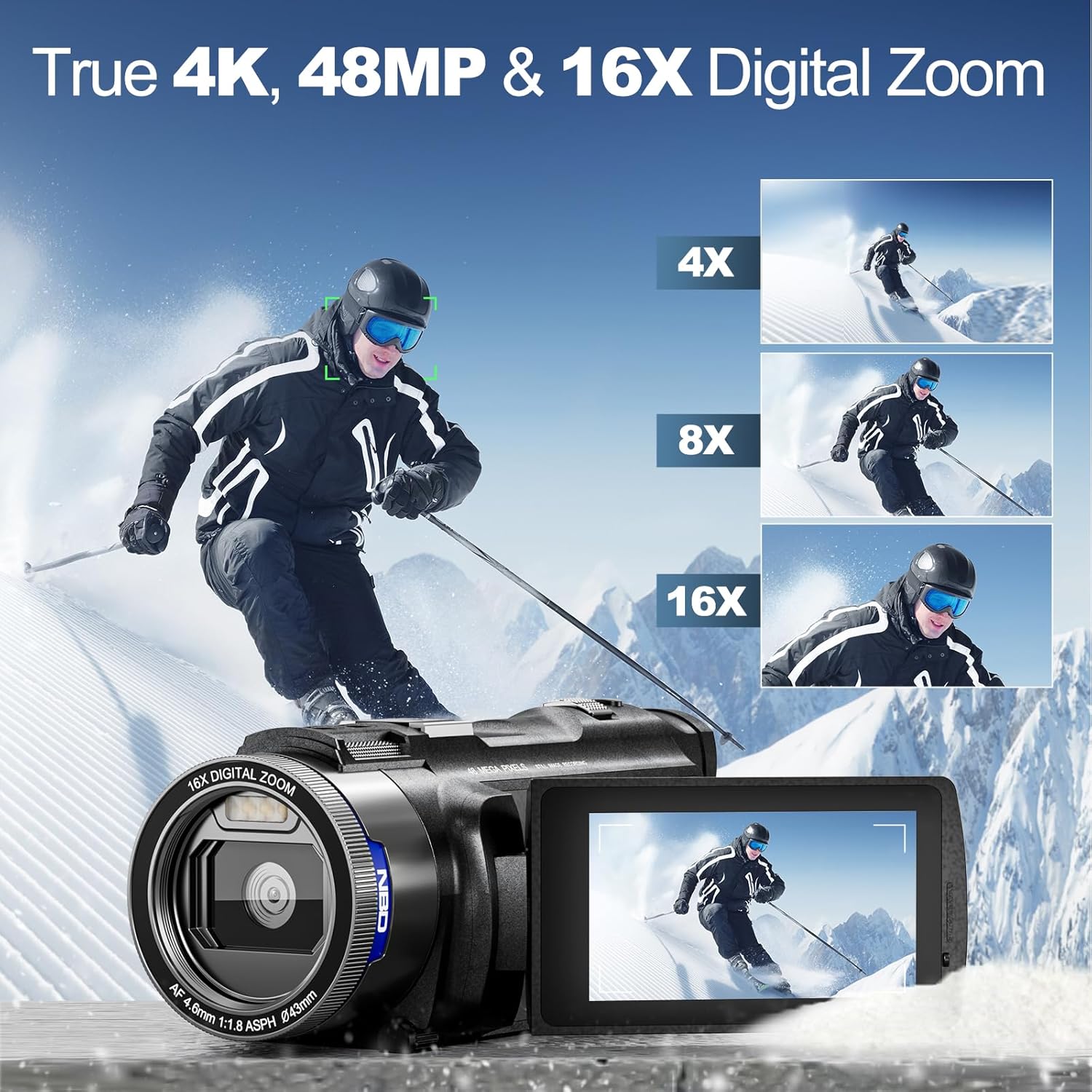 NBD 4K HD&48MP Camcorder Video - Japanese Lifestyle Japanese incelemesi ve fiyatı