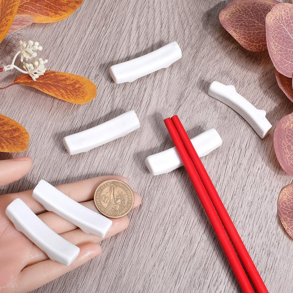 12Pcs Chopstick Rest White Jap - Chopstick Rest Ceramic incelemesi ve fiyatı