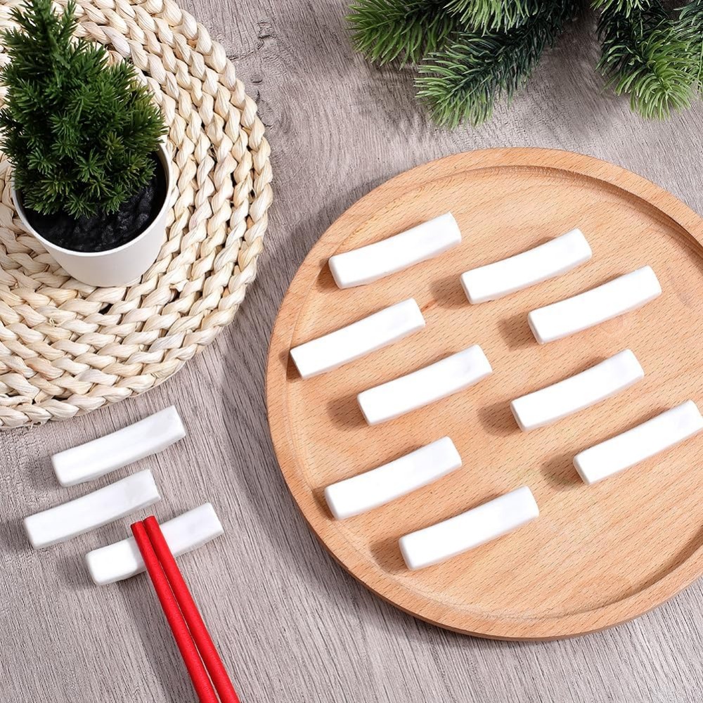 12Pcs Chopstick Rest White Jap - Chopstick Rest Ceramic incelemesi ve fiyatı