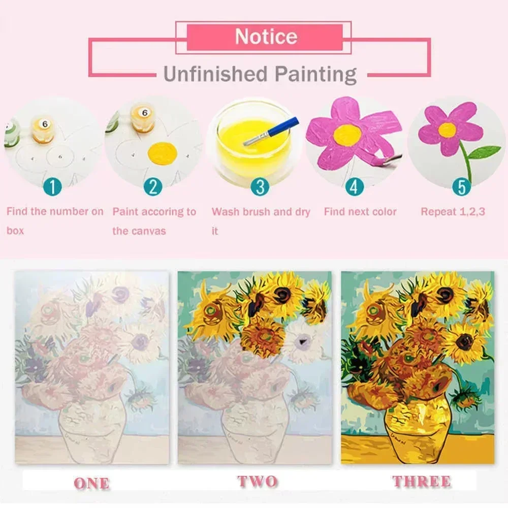  Oil Painting By Numbers kits  - Japanese Lifestyle Game incelemesi ve fiyatı