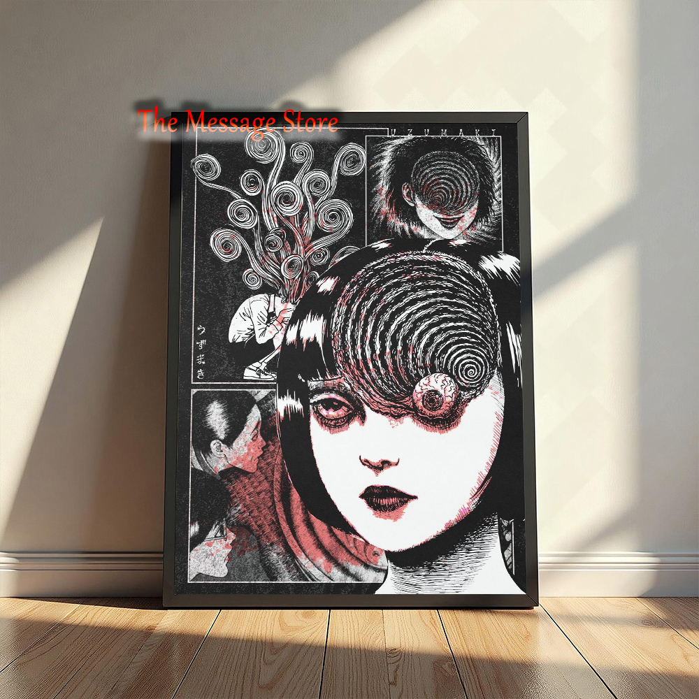Junji Ito Uzumaki Poster Japan - Japanese Women Lifestyle incelemesi ve fiyatı
