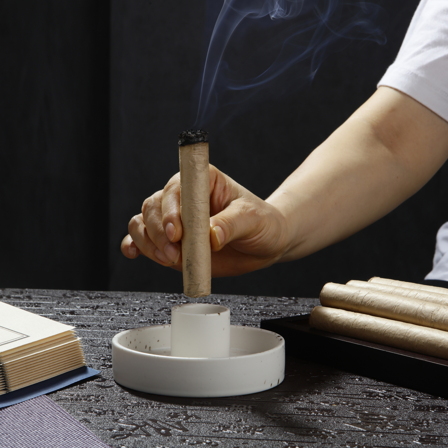 Ceramic Palo Santo Holder Ince - Chopstick Rest Ceramic incelemesi ve fiyatı